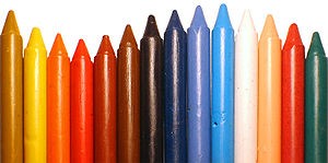 English: Wax crayons. Español: Lápices de cera...