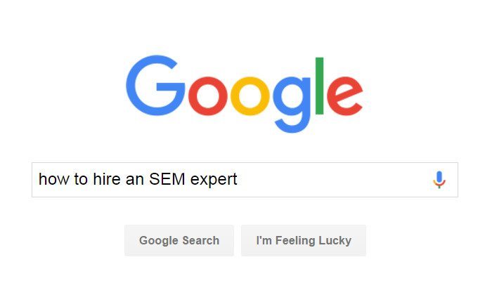 search engine marketing staffing Google