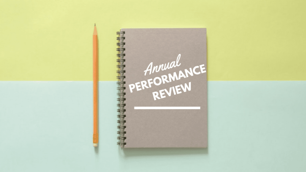 annual performance review marketing talent agency